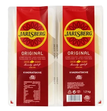 Tine Jarlsberg Kvadratskiver 1,2kg