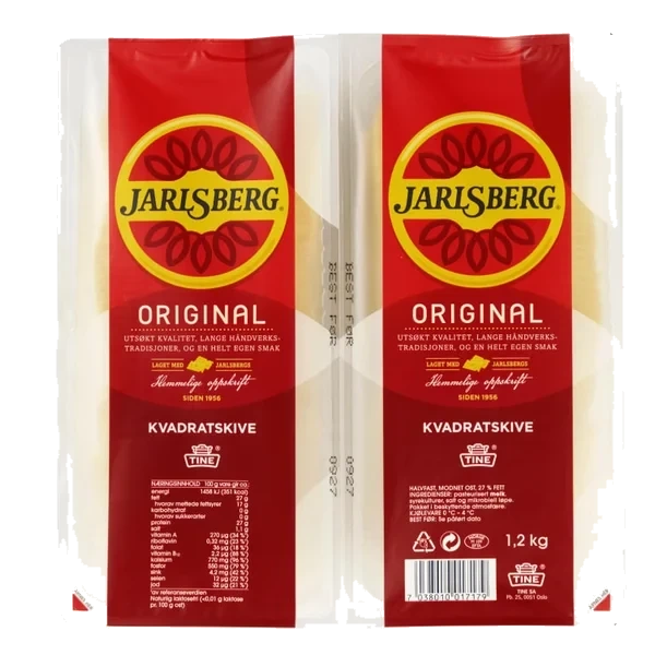 Tine Jarlsberg Kvadratskiver 1,2kg