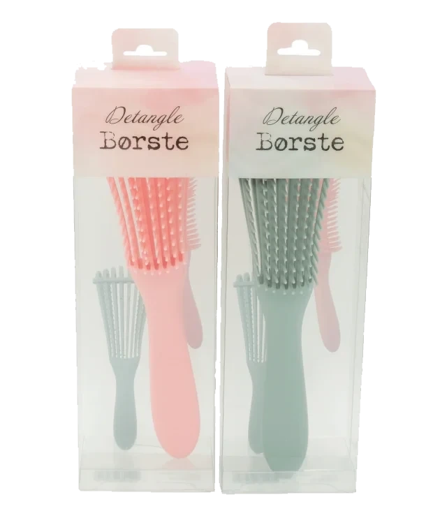 Detangle Børste 1stk Rosa/Grønn