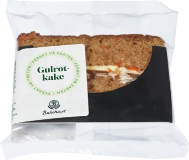 Gulrotkake 55g Porsjonskake Bakehuset