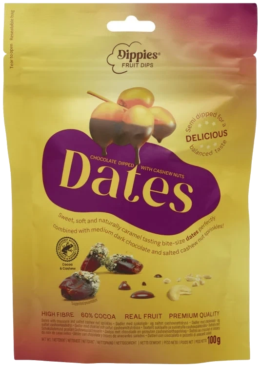 Dadler Sjokolade Cashew 100g Fruit Dips