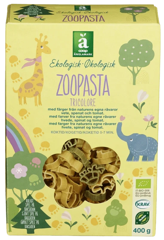 Änglamark Zoopasta 400g
