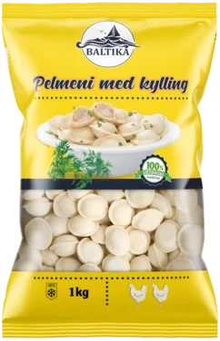 Pelmeni med Kylling 1kg Baltika