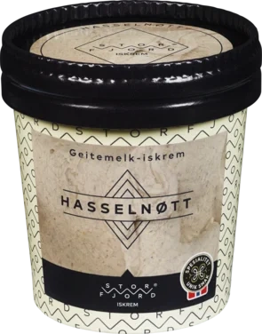 Hasselnøtt Iskrem 140ml Storfjord Iskrem