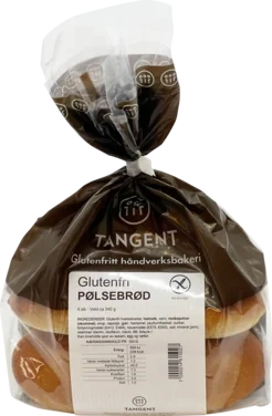 Pølsebrød glutenfri Frys 280g Tangent