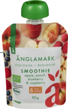 Smoothie Apple/peach/blueberry/raspberry