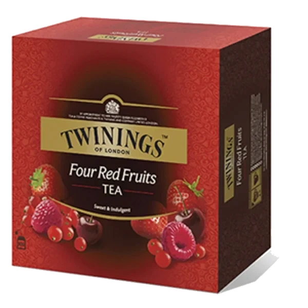 Twinings 4 Røde Frukter 100 Poser