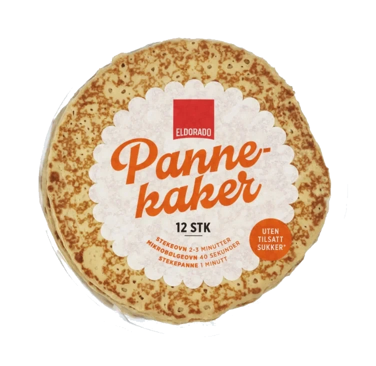 Pannekaker Stekte 12stk 810g Eldorado