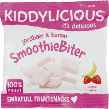 Smoothie Biter Jordbær&Banan 6g Kiddylicious