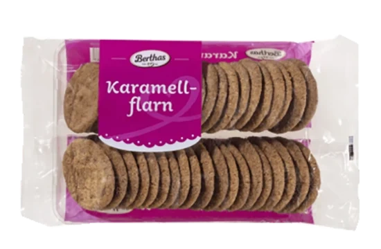 Berthas Karamellflarn 300g