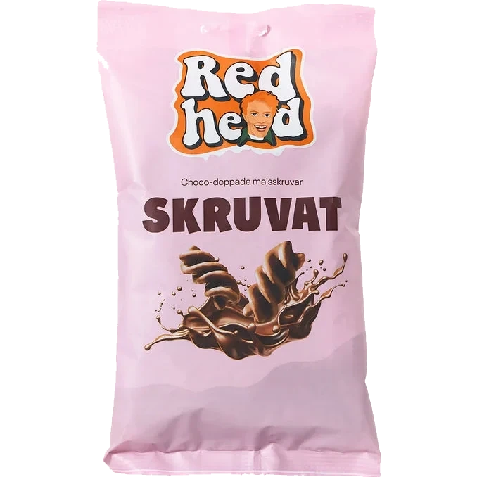 Skruvat Choco-doppade Majsskruvar