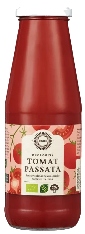 Passata Tomatsaus Økologisk 680g Helios