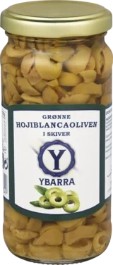 Ybarra Grønne Hojiblancaoliven i Skiver 12x230g