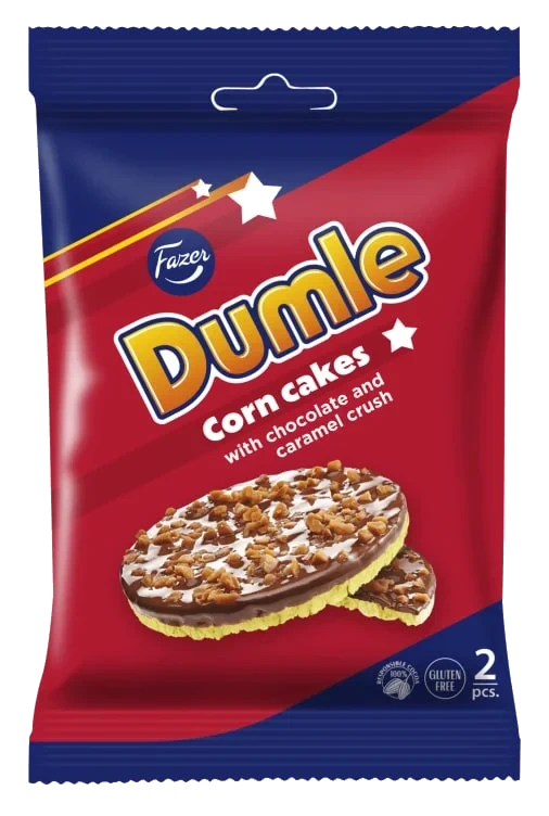 Fazer Dumle Maiskake 2-pk 33g
