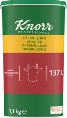 Oksebuljong lavsalt 1,1kg