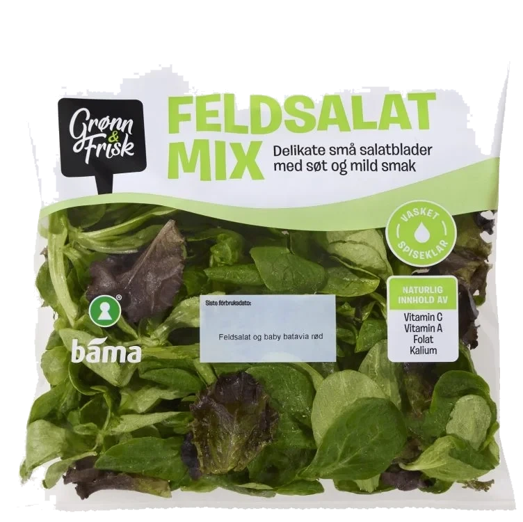 Feldsalat Mix 65g Grønn&Frisk