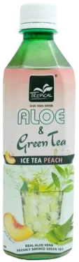 Tropical av Green Tea Peach 500ml