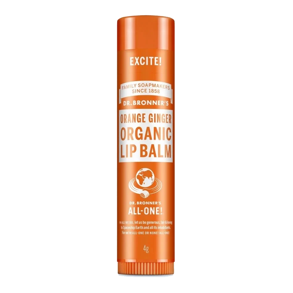 Organic Lip Balm Orange Ginger
