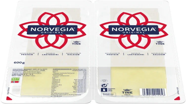 Norvegia Hotellbrett 600g Tine