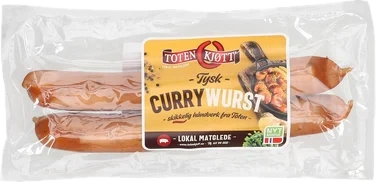 Currywurst 230g Toten Kjøtt