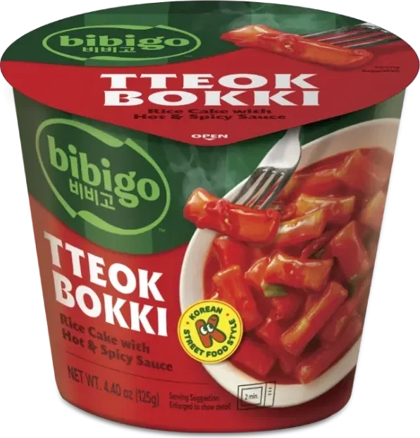 Bibigo Tteokbokki Cup Hot & Spicy 125g