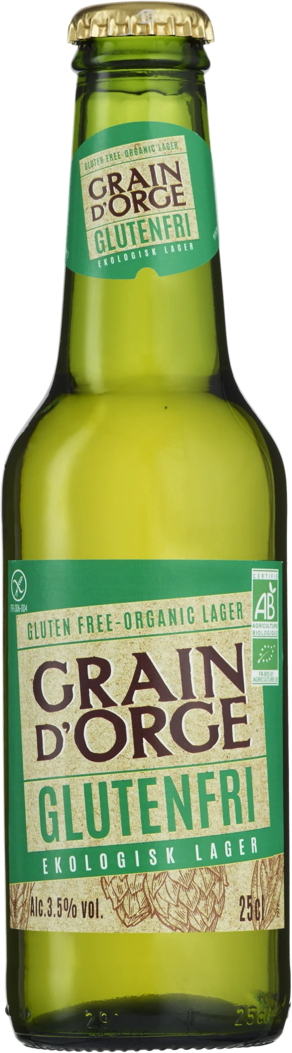 Glutenfri Öl Lager 3.5% Eko