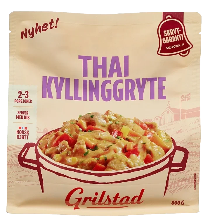 THAI KYLLINGGRYTE 800g grilstad