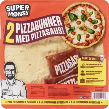 Super Mønsj Pizzasett