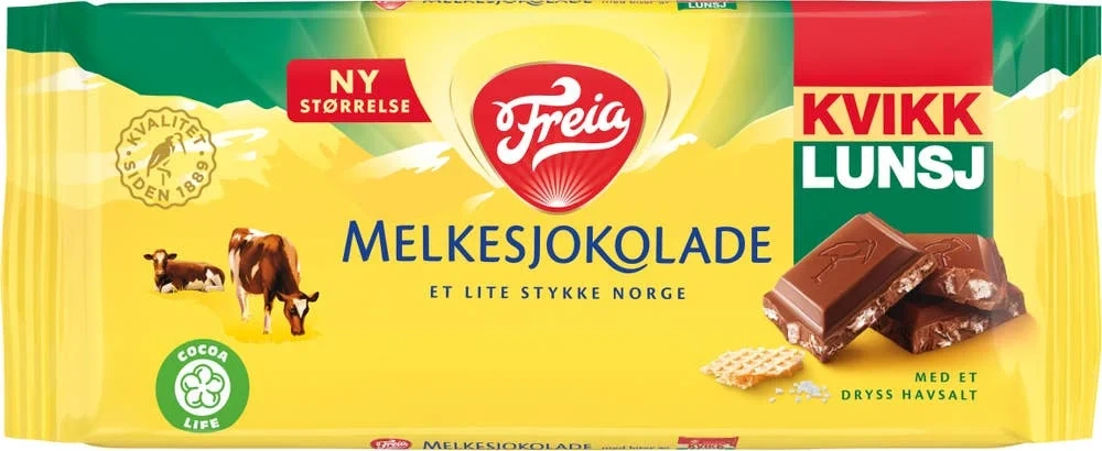 Kvikk Lunsj melkesjokolade