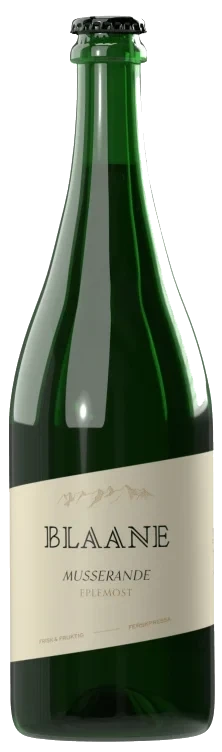 Eplemost Blaane Musserende Eplemost 750ml flaske Åkre