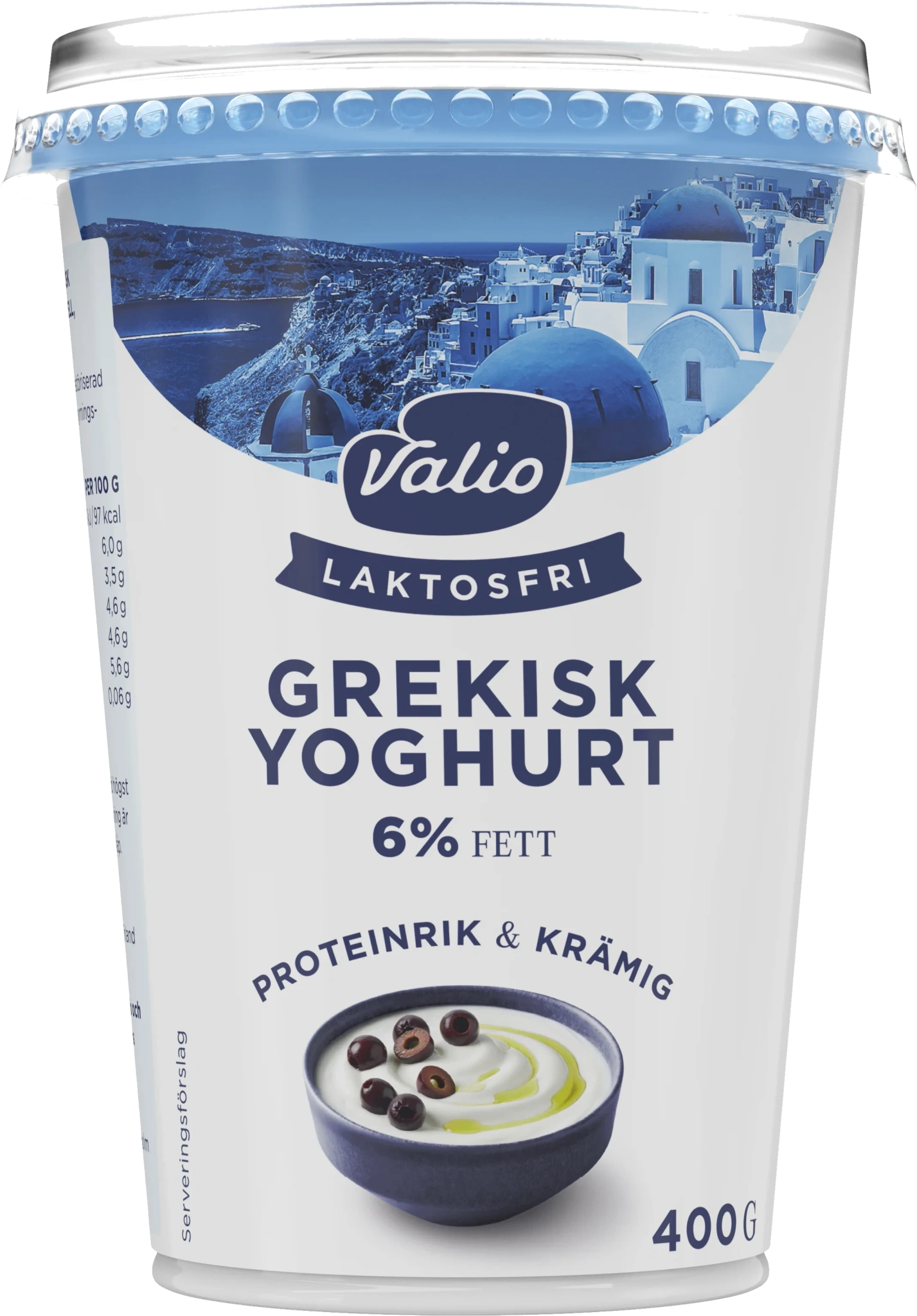 Laktosfri Grekisk yoghurt 6%