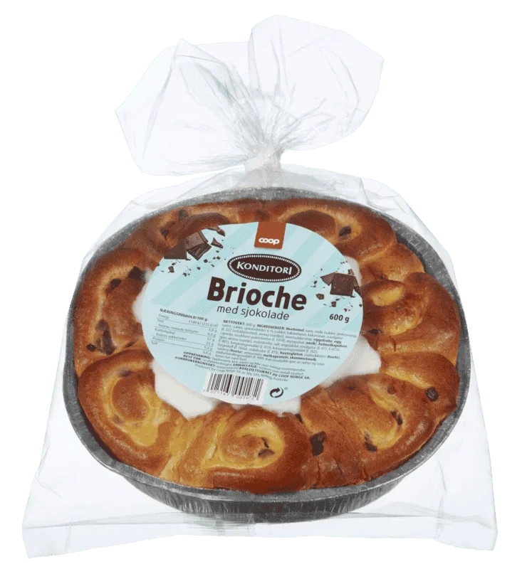 Coop Brioche Sjokolade 600g