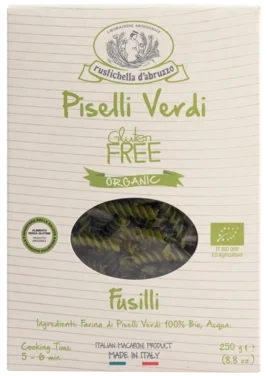 Fusilli Ai Piselli Bio Rust 250g