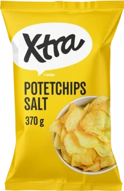 Xtra Potetchips Salt 370g