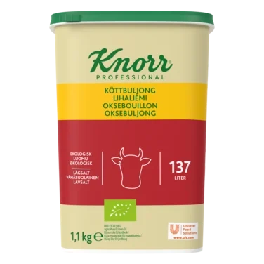 Köttbuljong, Ekologisk, Lågsalt