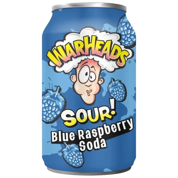 Warheads Blue Raspberry 355ml