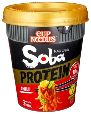 Nudler i Kopp Soba Protein Chili 93g Nissin
