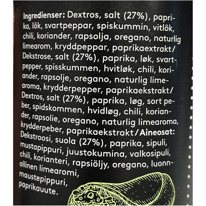 Tacokrydda Lime Picante