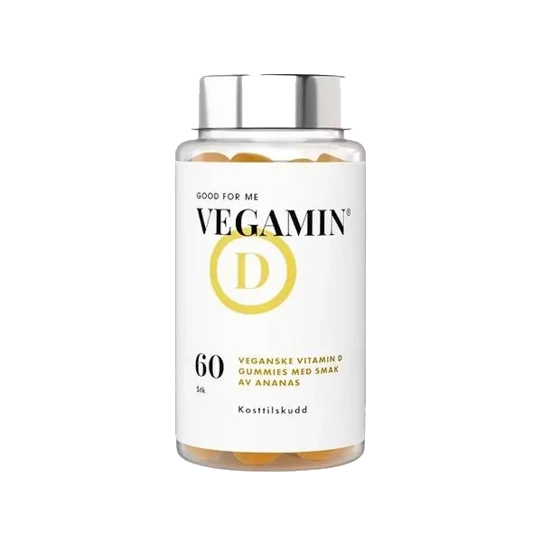 Vegamin D - Gummies med Ananassmak 60stk