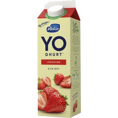 Yoghurt Jordgubb 0,1%