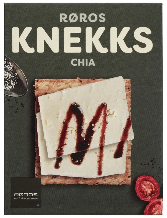 Knekks Kjeks Chia 190g Røros