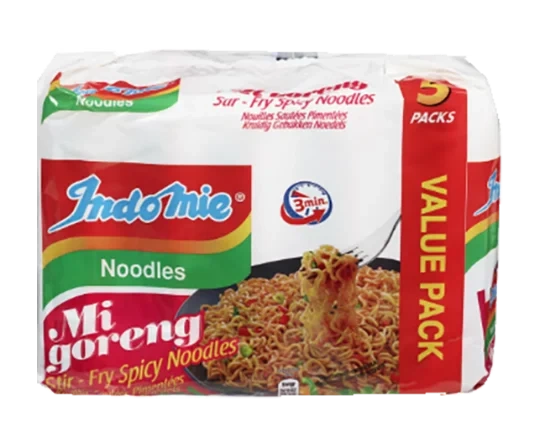 Mi Goreng Spicy 5pk 80g