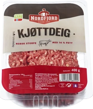 Kjøttdeig 14% 400g