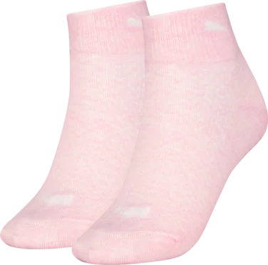 Puma Woman 2pk Quarter Sock Rosa 39/42