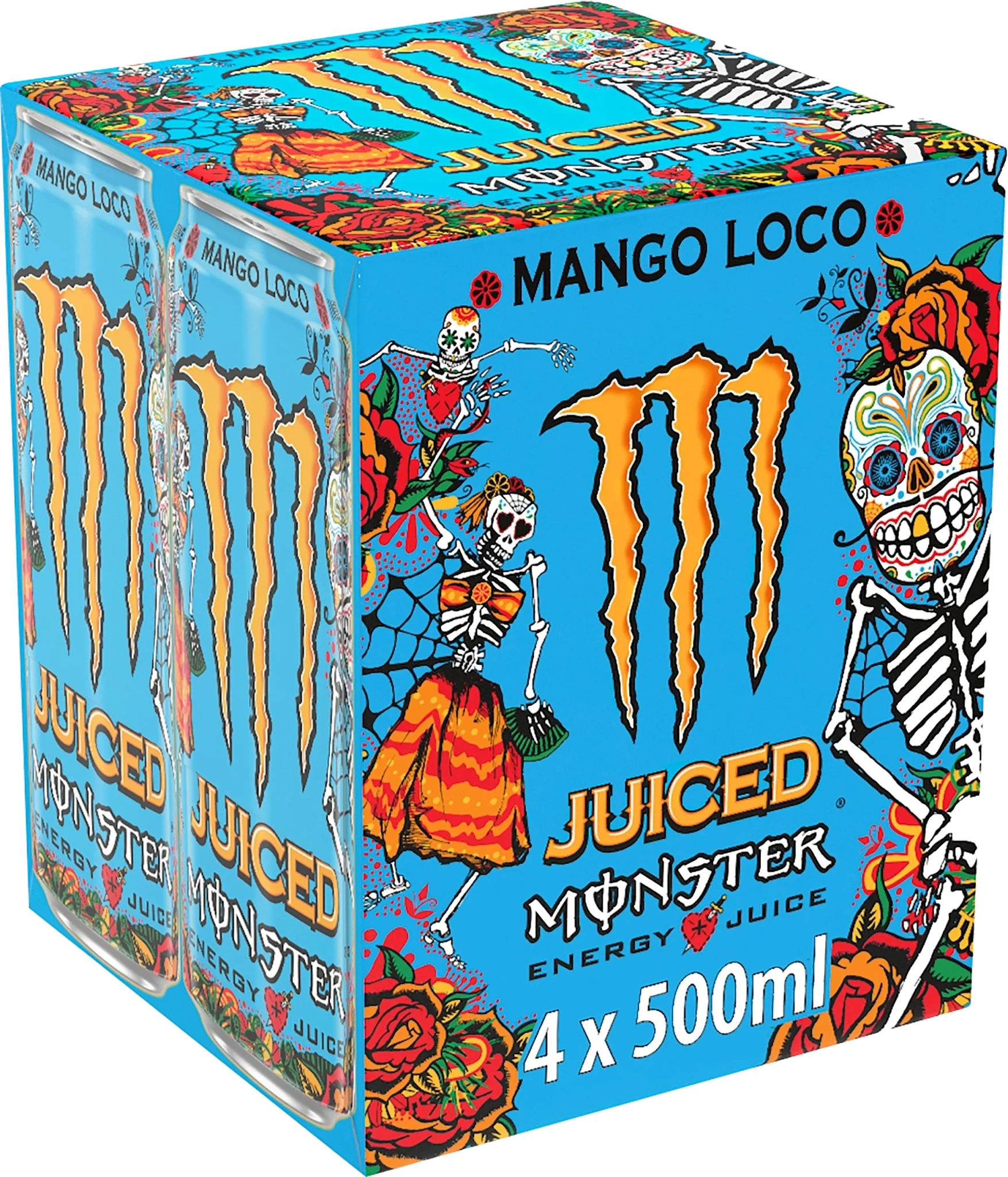 Energidryck Monster Mango Loco 4-pack