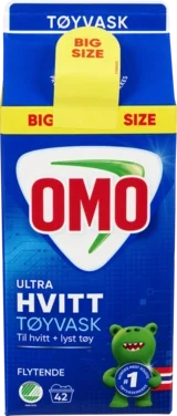 Omo Ultra Hvitt Flytende 1,5l