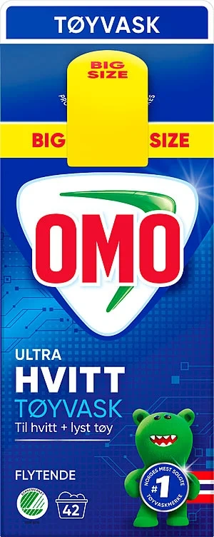 Omo Ultra Hvitt Flytende 1,5l
