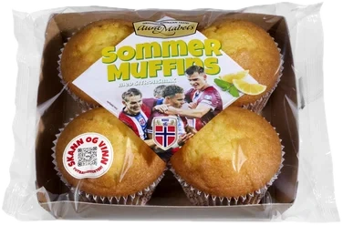 Muffins Lemon 4pk 280g Aunt Mabels