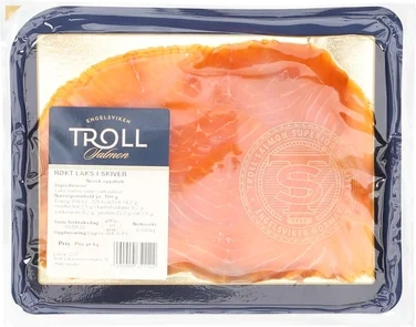 Laks Røkt skivet 100g Troll