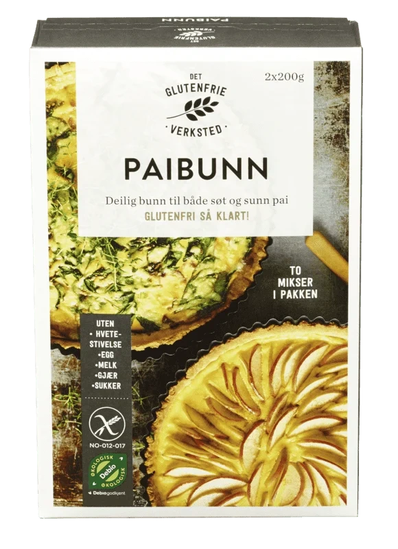 Det Glutenfrie Verksted Pai Mix 400g